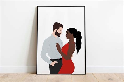 couple wall art|interracial couple wall art.